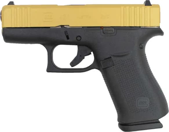 Apollo Custom Glock 43X Gold Slide