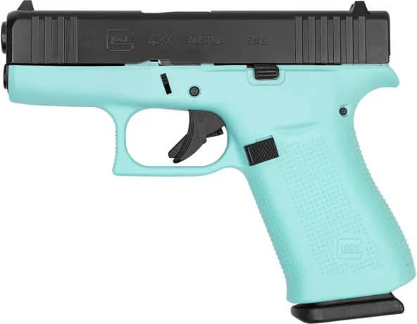 Apollo Custom Glock 43X Robin’s Egg Black