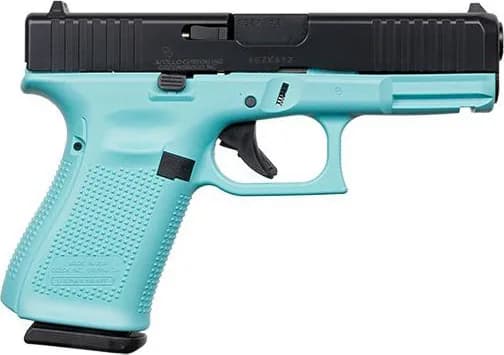 Apollo Custom Glock Gen 5 19 Robin’s Egg Black