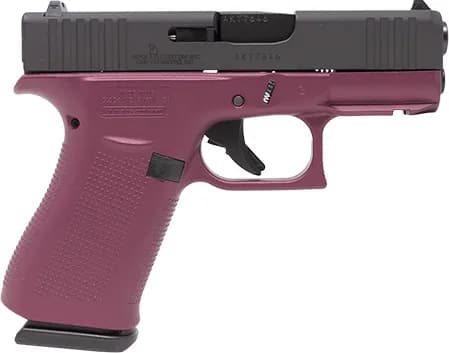 Apollo Custom Glock 43X Front Rail Black Cherry