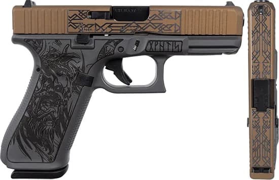 Apollo Custom Glock 45 Burnt Bronze Viking Crow