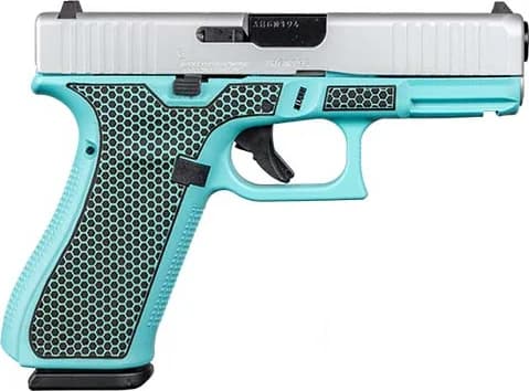 Apollo Custom Glock 45 Robin’s Egg Blue Honeycomb