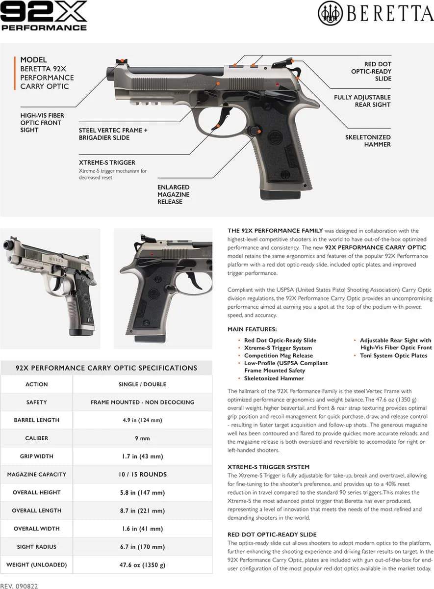 Beretta 92X Full-Size Performance — image 2