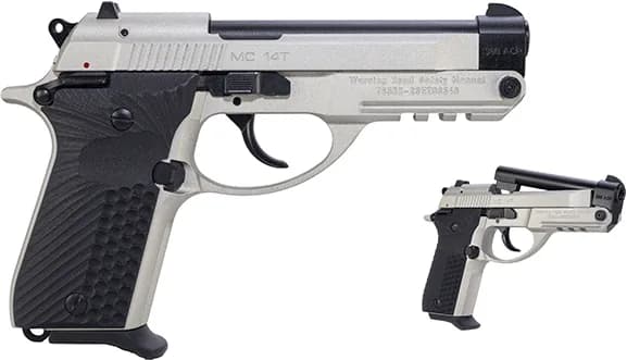 European American Armory Girsan MC14 Shimmering Silver