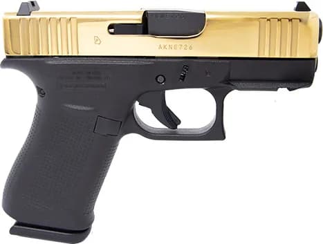 Glock 43X Gold Front Rail