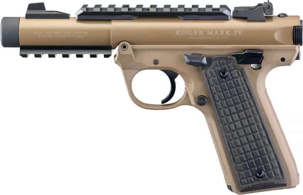 Ruger Mark IV 22/45 Tactical Davidson’s Dark Earth