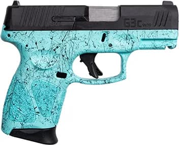 Taurus G3C Cyan w/ Black Splatter