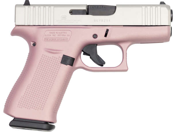 Apollo Custom|Glock 43X Pink Champagne Shimmering Aluminum