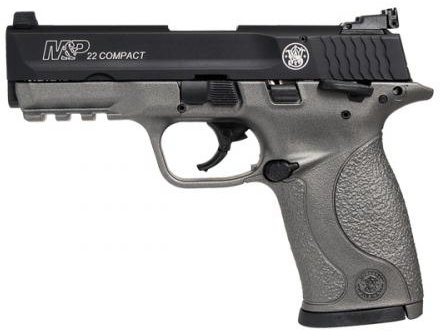 smith and wesson walther p22 with six inch barrel and laser sight