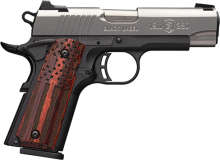 Browning 1911-380 Black Label Pro SS Flag Rail Compact